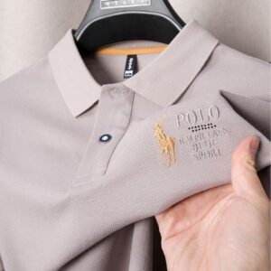 Men's Short Sleeve polo Shirt Fashion Brand Ins Pippy Handsome